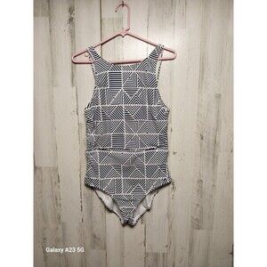 Cole Of California Swimsuit One-Piece, Navy Stripe,  Women's Size 12